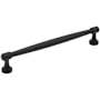 Jeffrey Alexander Jules 7-9/16" Center to Center (192mm) Elegant Tapered Cabinet Bar Handle / Drawer Bar Pull Matte Black