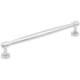 Jeffrey Alexander Jules 7-9/16" Center to Center (192mm) Elegant Tapered Cabinet Bar Handle / Drawer Bar Pull Polished Chrome