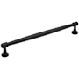 Jeffrey Alexander Jules 8-13/16" (224mm) Center to Center Elegant Tapered Cabinet Bar Handle / Drawer Bar Pull Matte Black