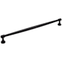 Jeffrey Alexander Jules 12" Center to Center (305mm) Elegant Tapered Large Cabinet Bar Handle / Drawer Bar Pull Matte Black