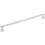 Jeffrey Alexander Jules 12" Center to Center (305mm) Elegant Tapered Large Cabinet Bar Handle / Drawer Bar Pull Polished Chrome