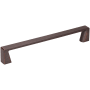 Jeffrey Alexander Boswell 6-5/16" (160 mm) Center to Center Modern Square Cabinet Handle / Drawer Pull Brushed Oil Rubbed Bronze