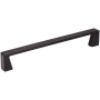 Jeffrey Alexander Boswell 6-5/16" (160 mm) Center to Center Modern Square Cabinet Handle / Drawer Pull Matte Black