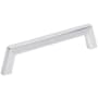 Jeffrey Alexander Ivan 5-1/16" Center to Center (128mm) Mid Century Modern Angled Arch Cabinet Handle / Drawer Pull Polished Chrome
