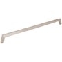 Jeffrey Alexander Ivan 18" Center to Center Mid Century Modern Angled Arch Appliance Handle / Appliance Pull Satin Nickel