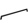 Jeffrey Alexander Ivan 12" (305mm) Center to Center Mid Century Modern Angled Arch Large Cabinet Handle / Drawer Pull Matte Black