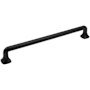 Jeffrey Alexander Griffin 12" Center to Center Modern Industrial Farmhouse Appliance Handle / Appliance Pull Matte Black