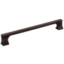 Jeffrey Alexander Sullivan 7-9/16" Center to Center Tapered Cabinet Handle / Drawer Pull Brushed Oil Rubbed Bronze