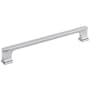 Jeffrey Alexander Sullivan 7-9/16" Center to Center Tapered Cabinet Handle / Drawer Pull Polished Chrome
