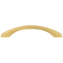 Jeffrey Alexander Philip 5-1/16" Center to Center Arch Bow Elegant Cabinet Handle / Drawer Pull Brushed Gold