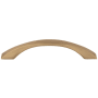 Jeffrey Alexander Philip 5-1/16" Center to Center Arch Bow Elegant Cabinet Handle / Drawer Pull Satin Bronze