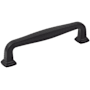 Jeffrey Alexander Fontana 5-1/16" (128mm) Center to Center Elegant Squared Cabinet Handle / Drawer Pull Matte Black