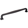 Jeffrey Alexander Fontana 12" Center to Center Elegant Squared Appliance Handle / Appliance Pull Brushed Oil Rubbed Bronze