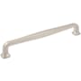 Jeffrey Alexander Fontana 12" Center to Center Elegant Squared Appliance Handle / Appliance Pull Satin Nickel