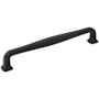 Jeffrey Alexander Fontana 7-9/16" (192mm) Center to Center Elegant Curved Square Cabinet Handle / Drawer Pull Matte Black