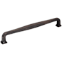 Jeffrey Alexander Fontana 8-13/16" (224mm) Center to Center Elegant Curved Square Cabinet Handle / Drawer Pull Brushed Oil Rubbed Bronze