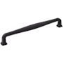 Jeffrey Alexander Fontana 8-13/16" (224mm) Center to Center Elegant Curved Square Cabinet Handle / Drawer Pull Matte Black