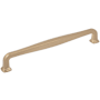 Jeffrey Alexander Fontana 8-13/16" (224mm) Center to Center Elegant Curved Square Cabinet Handle / Drawer Pull Satin Bronze