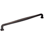 Jeffrey Alexander Fontana 12" (305mm) Center to Center Elegant Curved Square Large Cabinet Handle / Drawer Pull Brushed Oil Rubbed Bronze