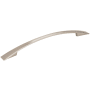 Jeffrey Alexander Regan 6-5/16" (160mm) Center to Center Sleek Arch Cabinet Handle / Drawer Pull Satin Nickel