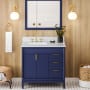 Hale Blue / White Carrara