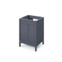 Jeffrey Alexander Theodora 24" Single Free Standing Vanity Cabinet - Less Vanity Top Blue Steel