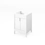 Jeffrey Alexander Theodora 24" Single Free Standing Vanity Cabinet - Less Vanity Top White
