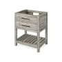 Jeffrey Alexander Wavecrest 30" Single Free Standing Vanity Cabinet - Less Vanity Top Weathered Grey