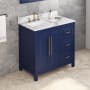 Hale Blue / Calacatta Vienna Quartz Top