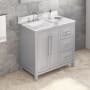 Grey / Calacatta Vienna Quartz Top