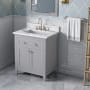 Grey / Calacatta Vienna Quartz Top