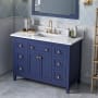 Hale Blue / White Carrara Marble Top