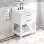 White / Calacatta Vienna Quartz Top