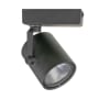 Jesco Lighting 5" Single Light 3000K Integrated LED Track Head with 60 Degree Beam Spread for H-Track Systems Black