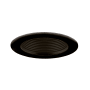 Jesco Lighting 4 Inch Recessed Ceiling Trim Black / Black