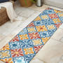 JONATHAN Y Lighting Amalfi Coast 2-1/4' x 8' Polypropylene Traditional Indoor/Outdoor Runner Blue / Multi