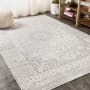 JONATHAN Y Lighting Bohemian FLAIR 3' x 5' Polypropylene Vintage Indoor Area Rug Gray / Cream
