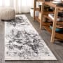 JONATHAN Y Lighting Contemporary POP 2-1/4' x 8' Polypropylene Vintage Indoor Runner Cream / Gray