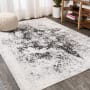 JONATHAN Y Lighting Contemporary POP 5-1/4' x 7-1/2' Polypropylene Vintage Indoor Area Rug Cream / Gray
