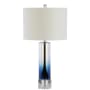 JONATHAN Y Lighting Edward Single Light 27" Tall LED Buffet Table Lamp Blue