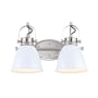 JONATHAN Y Lighting Phineas 2 Light 16" Wide LED Vanity Light White