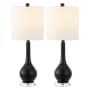 JONATHAN Y Lighting Dylan 25" Tall LED Accent Table Lamp Set of 2 Oil Rubbed Bronze