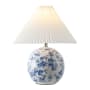 JONATHAN Y Lighting Shishen 20" Tall LED Vase Table Lamp White / Blue