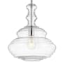 JONATHAN Y Lighting Bettina 13" Wide LED Pendant Chrome