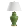 JONATHAN Y Lighting Sagwa 33" Tall LED Table Lamp Green