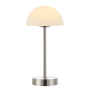 JONATHAN Y Lighting Xavier 13" Tall LED Buffet Table Lamp Nickel