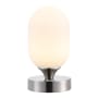 JONATHAN Y Lighting Eli 8" Tall LED Buffet Table Lamp Nickel