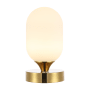JONATHAN Y Lighting Eli 8" Tall LED Buffet Table Lamp Brass Gold