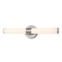 JONATHAN Y Lighting Brooks 2 Light 21" Wide LED Bath Bar Nickel / White