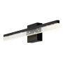 JONATHAN Y Lighting Mario 22" Wide LED Bath Bar Black / Clear